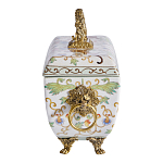 Шкатулка с фигуркой льва на крышке Eden Garden варинант исполнения - 4 | Loft Concept в Брянске