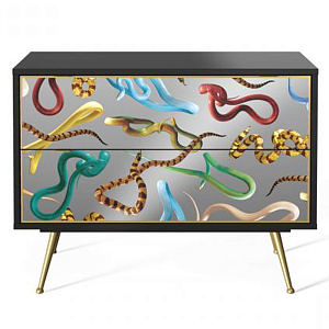 Комод Seletti Chest of Two Drawers Snakes