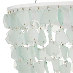 Люстра круглая с каскадом из декоративных элементов Sea Glass варинант исполнения - 2 | Loft Concept в Брянске