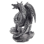 Декоративная статуэтка Дракон Dragon Black Silver Statuette варинант исполнения - 2 | Loft Concept в Брянске