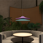 Подвесной вязаный светильник в двухцветном исполнении «Двойной Токио»  варинант исполнения - 2 | Loft Concept в Брянске