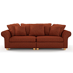 Мебельная ткань Шенилл терракотовый цвет 138 см T4-44 варинант исполнения - 4 | Loft Concept в Брянске