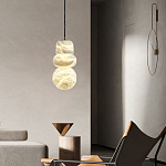 Подвесной светильник с фигурными плафонами Stone Triad варинант исполнения - 4 | Loft Concept в Брянске