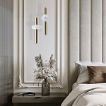 Подвесной светильник Toussaint Metal Tube Brass Hanging Lamp варинант исполнения - 3 | Loft Concept в Брянске