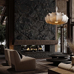 Подвесной светильник с белым фигурным абажуром и мягкими волнистыми краями Cloud Motion  варинант исполнения - 21 | Loft Concept в Брянске