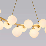 Люстра подвесная с белыми лампами в форме шара Felicitat варинант исполнения - 2 | Loft Concept в Брянске