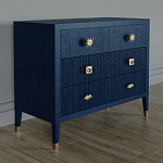Бельевой Комод с 4 ящиками Elsa Dreams Blue варинант исполнения - 1 | Loft Concept в Брянске
