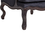 Диван двухместный George Grand Seating black velour варинант исполнения - 5 | Loft Concept в Брянске