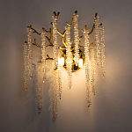 Бра золотого цвета с ветвями и хрустальными подвесками FAIRYTREE Light варинант исполнения - 2 | Loft Concept в Брянске