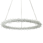 Кольцевая люстра украшенная кристаллами из хрусталя Gilbertine Crystals Ring Chandelier варинант исполнения - 1 | Loft Concept в Брянске