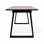 Стол обеденный раздвижной с прямоугольной бежевой столешницей Magali варинант исполнения - 4 | Loft Concept в Брянске