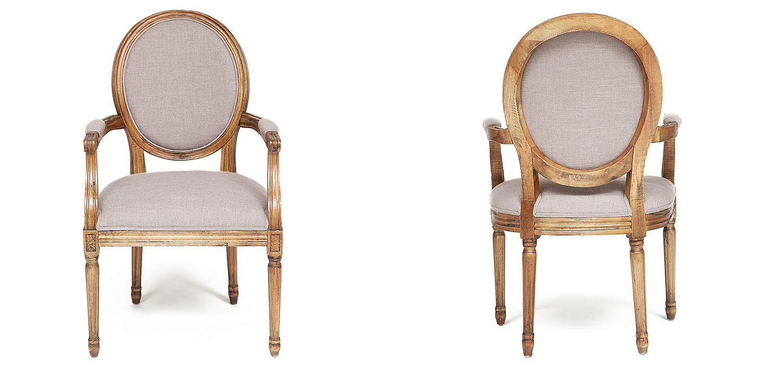Стул French armchair Provence gray Стул French armchair Provence gray - Loft-Concept в Брянске
