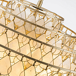 Люстра многоярусная с декором из натуральной морской ракушки Iridescent Light варинант исполнения - 6 | Loft Concept в Брянске