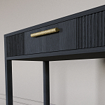 Элегантная Консоль Primo с выдвижным ящиком Черный дуб варинант исполнения - 4 | Loft Concept в Брянске