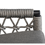 Кресло уличное темно-серое Street Bliss варинант исполнения - 4 | Loft Concept в Брянске