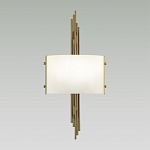 Бра с изогнутым плафоном на бронзовом основании с вертикальным декором из металлических трубок Sohne варинант исполнения - 6 | Loft Concept в Брянске