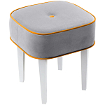 Квадратный мягкий пуф на белых ножках Winton Pouf Square варинант исполнения - 11 | Loft Concept в Брянске