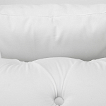 Кресло низкое с мягкой обивкой из велюра на 4-х ножках из массива березы Sophie Armchair white варинант исполнения - 4 | Loft Concept в Брянске