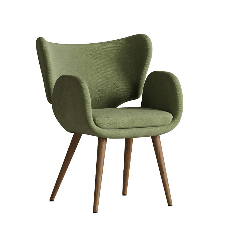 Стул Madina Green Зеленый Коричневый Стул Madina Green Зеленый Коричневый в Брянске | Loft Concept