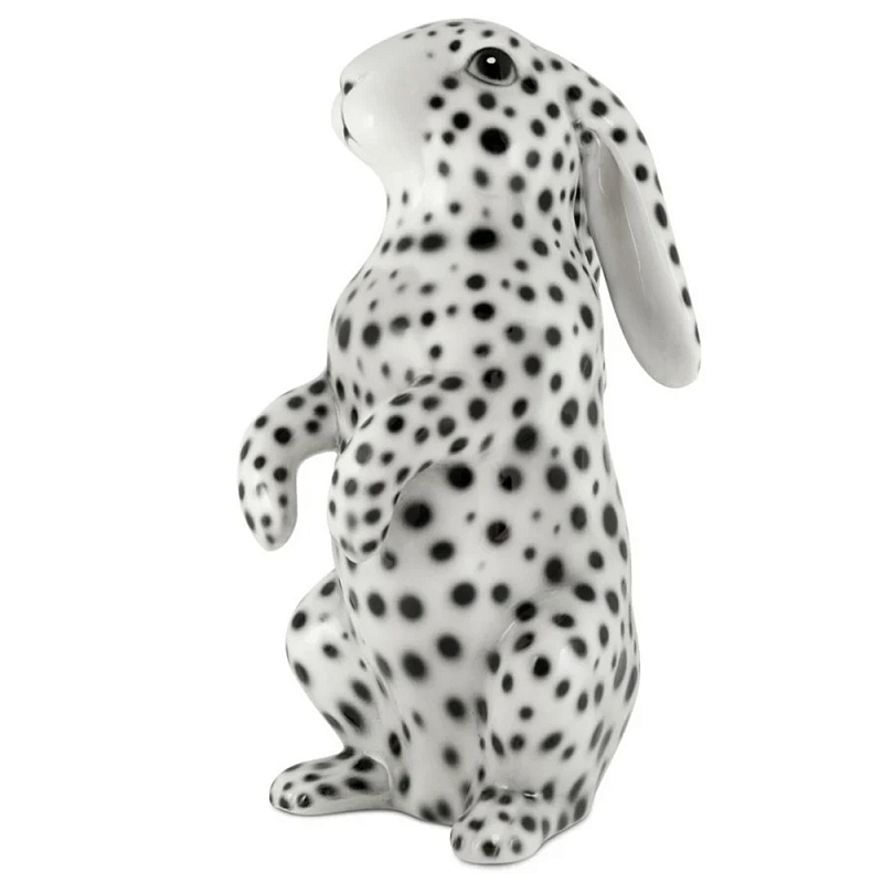Статуэтка Rabbit White Black Белый Черный Статуэтка Rabbit White Black Белый Черный в Брянске | Loft Concept