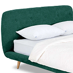 Кровать с мягким изголовьем Palmer Bed варинант исполнения - 3 | Loft Concept в Брянске