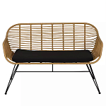 Кушетка плетеная из ротанга Wicker Сouch варинант исполнения - 1 | Loft Concept в Брянске