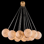 Люстра подвесная круглая с сферическими плафонами из натурального камня Glowing Spheres варинант исполнения - 13 | Loft Concept в Брянске