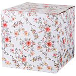 Набор посуды обеденный из фарфора на 6 персон 18 предметов Flower Porcelain Collection варинант исполнения - 3 | Loft Concept в Брянске