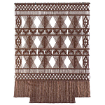 Панно Макраме коричневый цвет  варинант исполнения - 6 | Loft Concept в Брянске