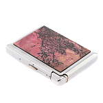 Портсигар с газовой зажигалкой из натурального камня Родонит Stone Cigarettes Cases варинант исполнения - 9 | Loft Concept в Брянске