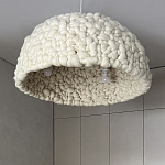 Вязаный подвесной светильник из шерсти Dome Wool Lamp  варинант исполнения - 3 | Loft Concept в Брянске