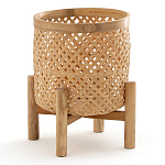 Кашпо на ножках из бамбука Bamboo Decor варинант исполнения - 1 | Loft Concept в Брянске