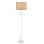 Торшер с белым каркасом и тканевыми абажуром Natural Stems варинант исполнения - 2 | Loft Concept в Брянске