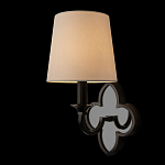 Бра с белым текстильным абажуром и фигурным основанием с зеркальной вставкой Vitorino варинант исполнения - 9 | Loft Concept в Брянске