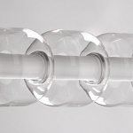 Люстра линейная с 6-ю прозрачными стеклянными плафонами округлой формы HANDLE GRAPE варинант исполнения - 9 | Loft Concept в Брянске