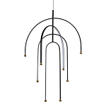 Люстра подвесная с дугообразными изогнутыми элементами Luke Lampco Tracer Lamp варинант исполнения - 1 | Loft Concept в Брянске