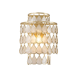 Бра с декором из натуральной морской ракушки Iridescent Light варинант исполнения - 1 | Loft Concept в Брянске