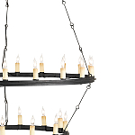 Люстра круглая двухъярусная Lightness and Scale варинант исполнения - 1 | Loft Concept в Брянске