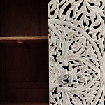 Шкаф с орнаментом ручная резьба из дерева Indian Antique Furniture  варинант исполнения - 3 | Loft Concept в Брянске