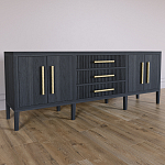 Большая VT-тумба Primo шпон Черный дуб варинант исполнения - 3 | Loft Concept в Брянске