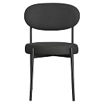 Стул мягкий Alfie Chair черный варинант исполнения - 1 | Loft Concept в Брянске