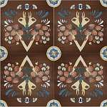 Плитка с узором Клубника варинант исполнения - 1 | Loft Concept в Брянске