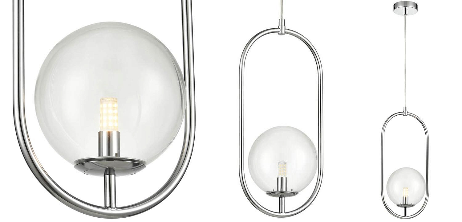 Подвесной светильник B.LUX C Ball oval chrome Подвесной светильник B.LUX C Ball oval chrome - Loft-Concept в Брянске