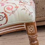 Стул из массива бука светло-зеленый с растительным орнаментом Raffael Angel Green Chair варинант исполнения - 5 | Loft Concept в Брянске