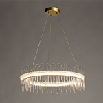 Люстра круглая с прозрачными стеклянными трубками 51 см Nembus варинант исполнения - 3 | Loft Concept в Брянске