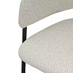 Стул мягкий с подлокотниками Chair Gray Upholstery Boucle варинант исполнения - 6 | Loft Concept в Брянске