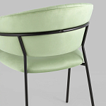 Стул в велюре фисташкового цвета Horizon варинант исполнения - 7 | Loft Concept в Брянске