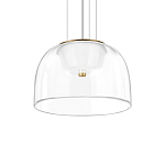 Подвесной светильник с куполообразным прозрачным стеклянным плафоном Grada Light варинант исполнения - 7 | Loft Concept в Брянске