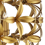 Люстра в форме шара из золотых лепестков Hanging Flowers варинант исполнения - 2 | Loft Concept в Брянске