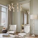 Торшер с фактурным каркасом и прямоугольным тканевым абажуром Shiye and Simplicity варинант исполнения - 3 | Loft Concept в Брянске